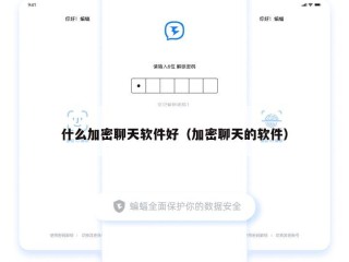 什么加密聊天软件好（加密聊天的软件）