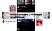 soul聊天记录安全吗（soul聊天记录安全吗是真的吗）