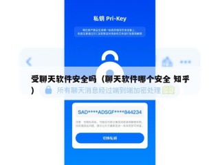 受聊天软件安全吗（聊天软件哪个安全 知乎）