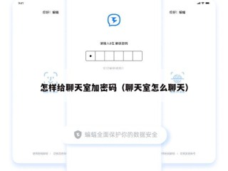怎样给聊天室加密码（聊天室怎么聊天）