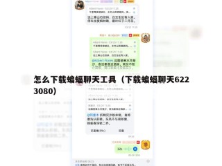 怎么下载蝙蝠聊天工具（下载蝙蝠聊天6223080）