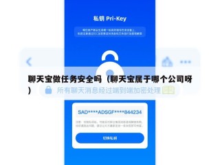 聊天宝做任务安全吗（聊天宝属于哪个公司呀）
