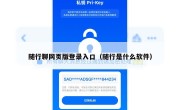 随行聊网页版登录入口（随行是什么软件）