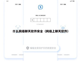 什么网络聊天软件安全（网络上聊天软件）