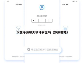 下载净源聊天软件安全吗（净原贴吧）