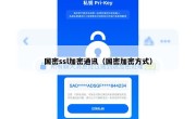 国密ssl加密通讯（国密加密方式）