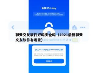 聊天交友软件好吗安全吗（2021最新聊天交友软件有哪些）