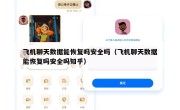 飞机聊天数据能恢复吗安全吗（飞机聊天数据能恢复吗安全吗知乎）
