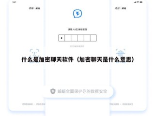 什么是加密聊天软件（加密聊天是什么意思）