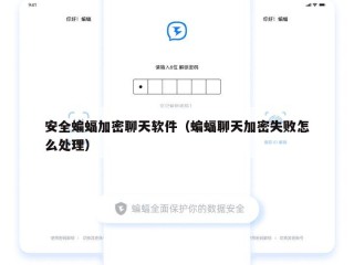 安全蝙蝠加密聊天软件（蝙蝠聊天加密失败怎么处理）