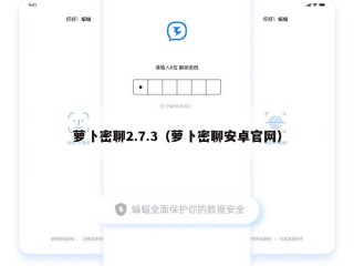 萝卜密聊2.7.3（萝卜密聊安卓官网）