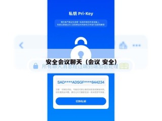 安全会议聊天（会议 安全）