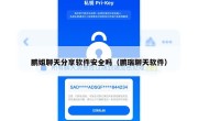 鹏姐聊天分享软件安全吗（鹏瑞聊天软件）