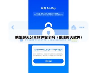 鹏姐聊天分享软件安全吗（鹏瑞聊天软件）