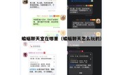 蝙蝠聊天室在哪里（蝙蝠聊天怎么玩的）