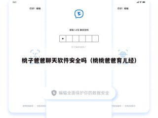 桃子爸爸聊天软件安全吗（桃桃爸爸育儿经）