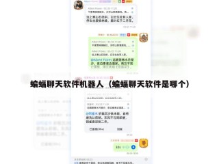 蝙蝠聊天软件机器人（蝙蝠聊天软件是哪个）