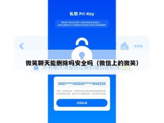微笑聊天能删除吗安全吗（微信上的微笑）