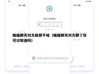 蝙蝠聊天对方截屏干啥（蝙蝠聊天对方删了你可以知道吗）