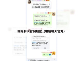 蝙蝠聊天官网加密（蝙蝠聊天官方）