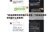 飞机加密聊天软件是什么意思（飞机加密聊天软件是什么意思啊）