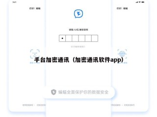 手台加密通讯（加密通讯软件app）