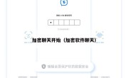 加密聊天开始（加密软件聊天）
