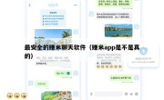 最安全的赚米聊天软件（赚米app是不是真的）