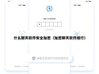 什么聊天软件安全加密（加密聊天软件排行）