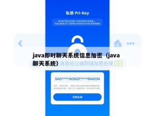 java即时聊天系统信息加密（java 聊天系统）