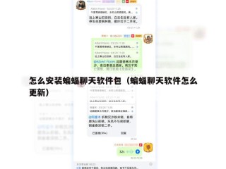 怎么安装蝙蝠聊天软件包（蝙蝠聊天软件怎么更新）
