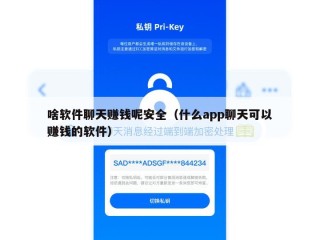啥软件聊天赚钱呢安全（什么app聊天可以赚钱的软件）