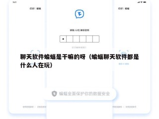 聊天软件蝙蝠是干嘛的呀（蝙蝠聊天软件都是什么人在玩）