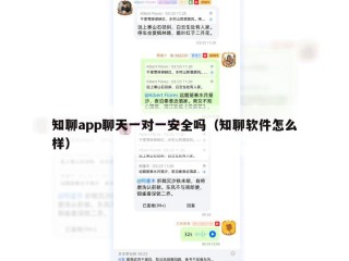 知聊app聊天一对一安全吗（知聊软件怎么样）