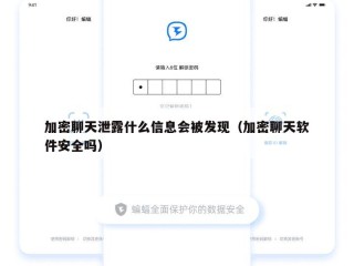 加密聊天泄露什么信息会被发现（加密聊天软件安全吗）