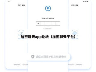 加密聊天app论坛（加密聊天平台）