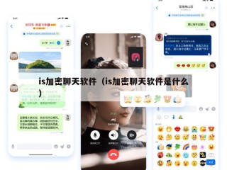 is加密聊天软件（is加密聊天软件是什么）