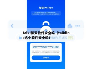 talki聊天软件安全吗（talkline这个软件安全吗）