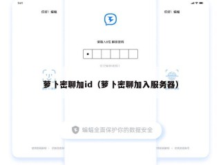 萝卜密聊加id（萝卜密聊加入服务器）