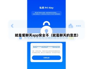 就是爱聊天app安全不（就是聊天的意思）