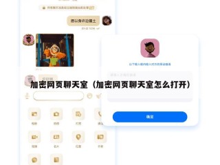 加密网页聊天室（加密网页聊天室怎么打开）