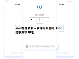 soul是免费聊天软件吗安全吗（soul是收费软件吗）