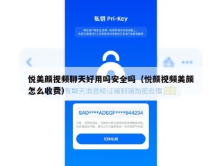 悦美颜视频聊天好用吗安全吗（悦颜视频美颜怎么收费）