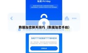 数据加密聊天技巧（数据加密手段）