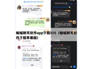 蝙蝠聊天软件app下载iOS（蝙蝠聊天软件下载苹果版）