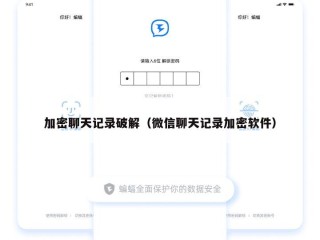 加密聊天记录破解（微信聊天记录加密软件）