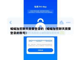 蝙蝠加密聊天需要登录的（蝙蝠加密聊天需要登录的账号）