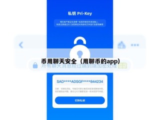 币用聊天安全（用聊币的app）