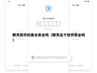 聊天软件的美女安全吗（聊天这个软件安全吗）