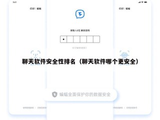 聊天软件安全性排名（聊天软件哪个更安全）